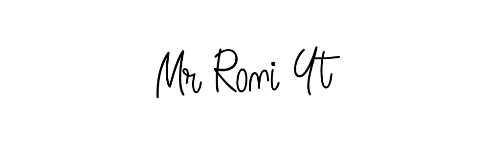 It looks lik you need a new signature style for name Mr Roni Yt. Design unique handwritten (Angelique-Rose-font-FFP) signature with our free signature maker in just a few clicks. Mr Roni Yt signature style 5 images and pictures png