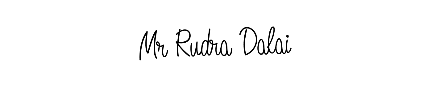 Use a signature maker to create a handwritten signature online. With this signature software, you can design (Angelique-Rose-font-FFP) your own signature for name Mr Rudra Dalai. Mr Rudra Dalai signature style 5 images and pictures png