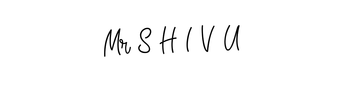 Also we have Mr S H I V U name is the best signature style. Create professional handwritten signature collection using Angelique-Rose-font-FFP autograph style. Mr S H I V U signature style 5 images and pictures png