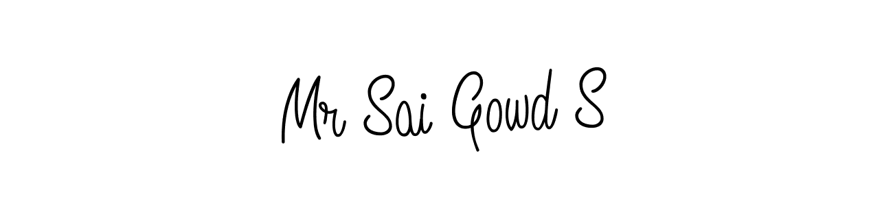 Check out images of Autograph of Mr Sai Gowd S name. Actor Mr Sai Gowd S Signature Style. Angelique-Rose-font-FFP is a professional sign style online. Mr Sai Gowd S signature style 5 images and pictures png