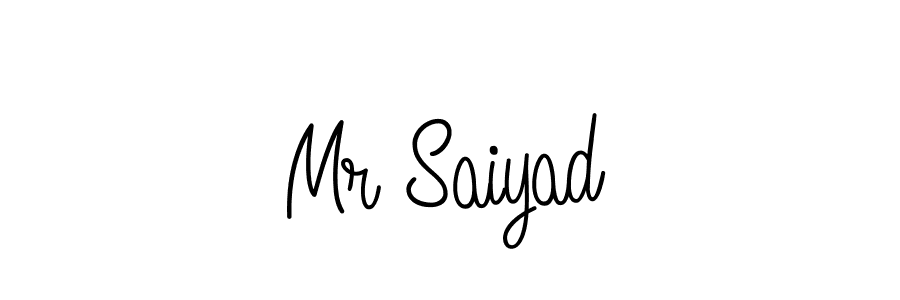 Also we have Mr Saiyad name is the best signature style. Create professional handwritten signature collection using Angelique-Rose-font-FFP autograph style. Mr Saiyad signature style 5 images and pictures png