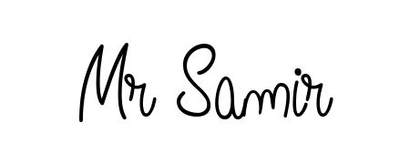 Discover the perfect balance of readability and style for Mr Samir with Angelique-Rose-font-FFP font. Create your dream signature today. Mr Samir signature style 5 images and pictures png