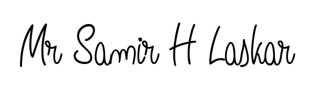 Turn your name Mr Samir H Laskar into a signature brand with Angelique-Rose-font-FFP styling. Download in standard PNG or transparent format anytime. Mr Samir H Laskar signature style 5 images and pictures png
