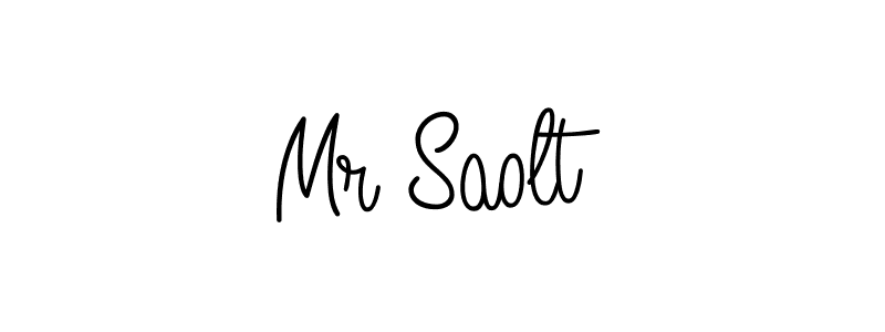 Use a signature maker to create a handwritten signature online. With this signature software, you can design (Angelique-Rose-font-FFP) your own signature for name Mr Saolt. Mr Saolt signature style 5 images and pictures png