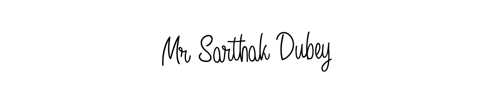 The best way (Angelique-Rose-font-FFP) to make a short signature is to pick only two or three words in your name. The name Mr Sarthak Dubey include a total of six letters. For converting this name. Mr Sarthak Dubey signature style 5 images and pictures png