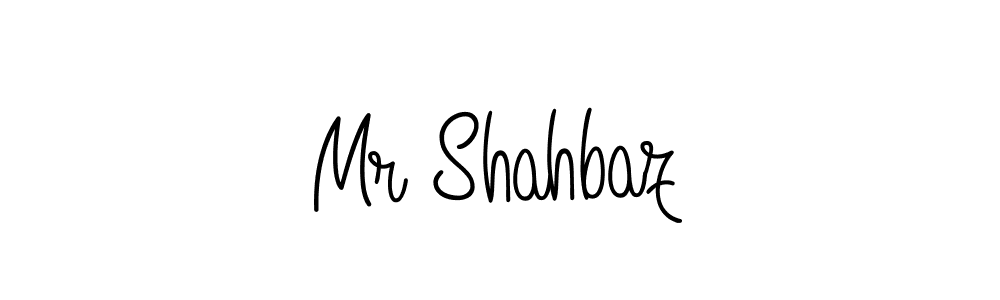 You should practise on your own different ways (Angelique-Rose-font-FFP) to write your name (Mr Shahbaz) in signature. don't let someone else do it for you. Mr Shahbaz signature style 5 images and pictures png