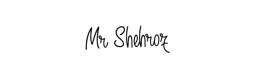 Design your own signature with our free online signature maker. With this signature software, you can create a handwritten (Angelique-Rose-font-FFP) signature for name Mr Shehroz . Mr Shehroz  signature style 5 images and pictures png