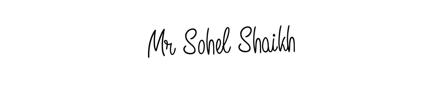 Mr Sohel Shaikh stylish signature style. Best Handwritten Sign (Angelique-Rose-font-FFP) for my name. Handwritten Signature Collection Ideas for my name Mr Sohel Shaikh. Mr Sohel Shaikh signature style 5 images and pictures png