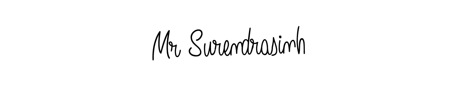 Angelique-Rose-font-FFP is a professional signature style that is perfect for those who want to add a touch of class to their signature. It is also a great choice for those who want to make their signature more unique. Get Mr Surendrasinh name to fancy signature for free. Mr Surendrasinh signature style 5 images and pictures png