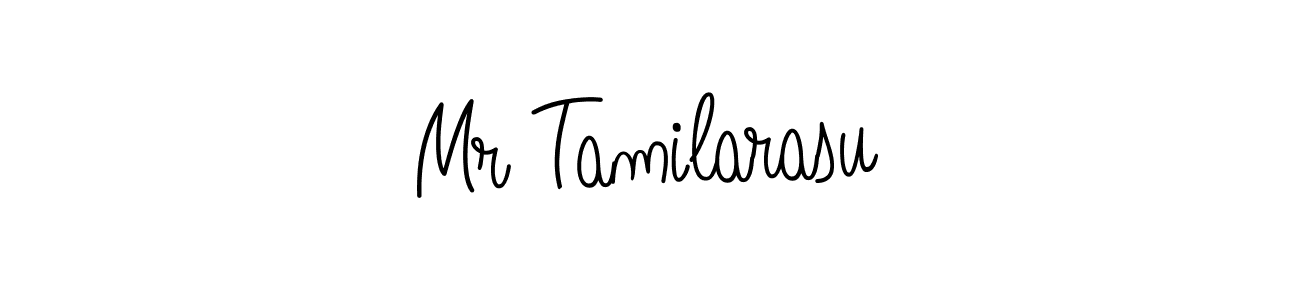 The best way (Angelique-Rose-font-FFP) to make a short signature is to pick only two or three words in your name. The name Mr Tamilarasu include a total of six letters. For converting this name. Mr Tamilarasu signature style 5 images and pictures png