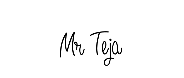 How to Draw Mr Teja signature style? Angelique-Rose-font-FFP is a latest design signature styles for name Mr Teja. Mr Teja signature style 5 images and pictures png