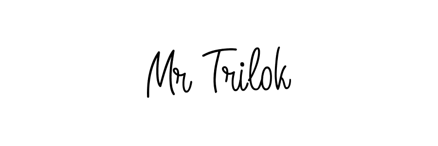 You can use this online signature creator to create a handwritten signature for the name Mr Trilok. This is the best online autograph maker. Mr Trilok signature style 5 images and pictures png