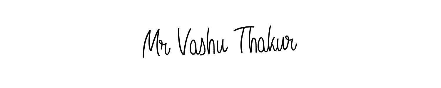 Mr Vashu Thakur stylish signature style. Best Handwritten Sign (Angelique-Rose-font-FFP) for my name. Handwritten Signature Collection Ideas for my name Mr Vashu Thakur. Mr Vashu Thakur signature style 5 images and pictures png