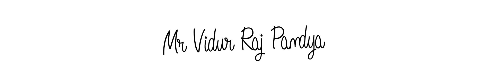 How to Draw Mr Vidur Raj Pandya signature style? Angelique-Rose-font-FFP is a latest design signature styles for name Mr Vidur Raj Pandya. Mr Vidur Raj Pandya signature style 5 images and pictures png