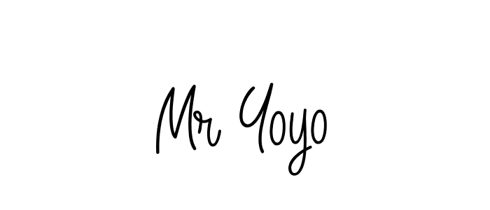The best way (Angelique-Rose-font-FFP) to make a short signature is to pick only two or three words in your name. The name Mr Yoyo include a total of six letters. For converting this name. Mr Yoyo signature style 5 images and pictures png