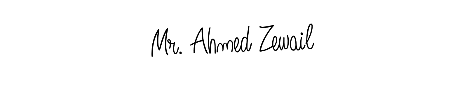 How to make Mr. Ahmed Zewail name signature. Use Angelique-Rose-font-FFP style for creating short signs online. This is the latest handwritten sign. Mr. Ahmed Zewail signature style 5 images and pictures png