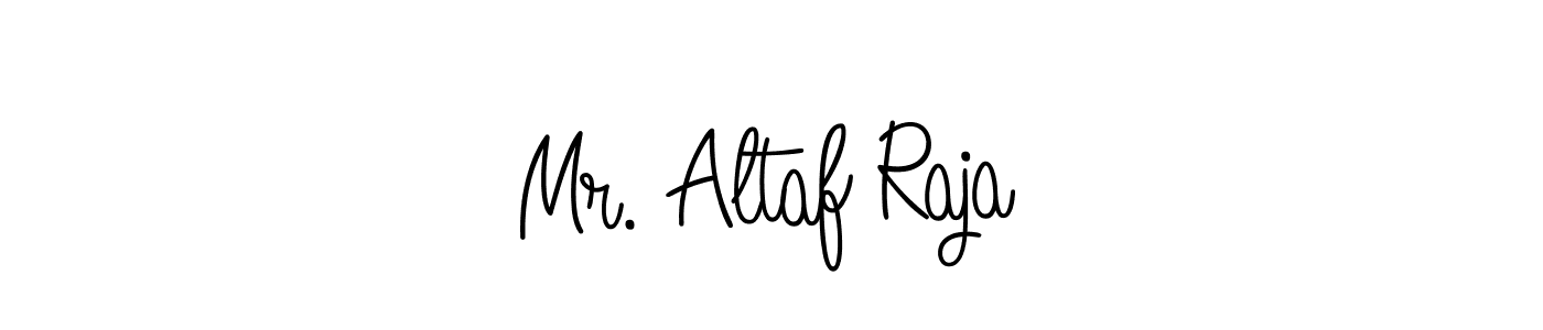 The best way (Angelique-Rose-font-FFP) to make a short signature is to pick only two or three words in your name. The name Mr. Altaf Raja include a total of six letters. For converting this name. Mr. Altaf Raja signature style 5 images and pictures png