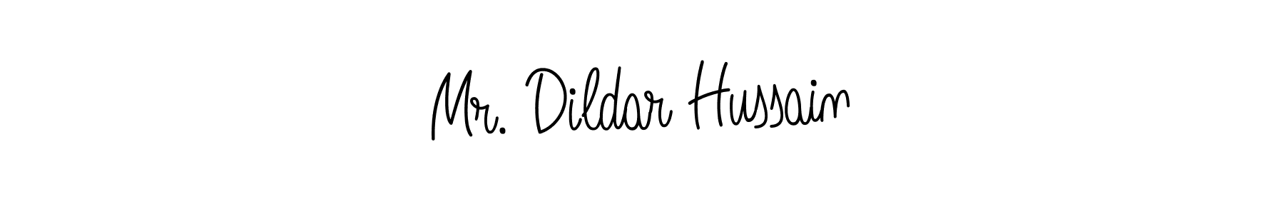 Mr. Dildar Hussain stylish signature style. Best Handwritten Sign (Angelique-Rose-font-FFP) for my name. Handwritten Signature Collection Ideas for my name Mr. Dildar Hussain. Mr. Dildar Hussain signature style 5 images and pictures png