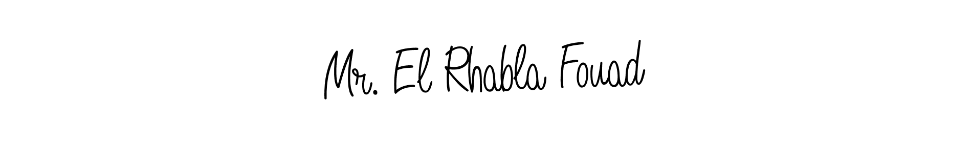 Create a beautiful signature design for name Mr. El Rhabla Fouad. With this signature (Angelique-Rose-font-FFP) fonts, you can make a handwritten signature for free. Mr. El Rhabla Fouad signature style 5 images and pictures png