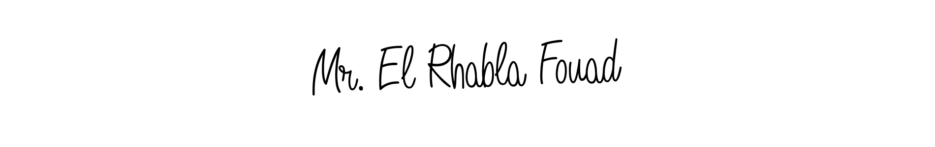 if you are searching for the best signature style for your name Mr. El Rhabla Fouad. so please give up your signature search. here we have designed multiple signature styles  using Angelique-Rose-font-FFP. Mr. El Rhabla Fouad signature style 5 images and pictures png