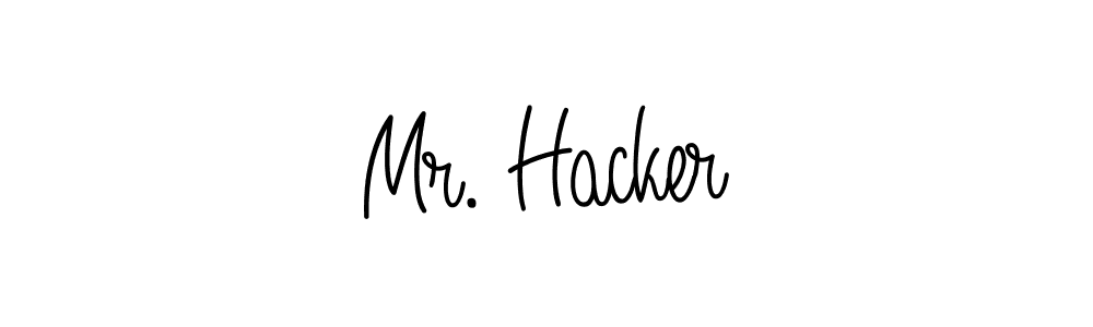 How to Draw Mr. Hacker signature style? Angelique-Rose-font-FFP is a latest design signature styles for name Mr. Hacker. Mr. Hacker signature style 5 images and pictures png