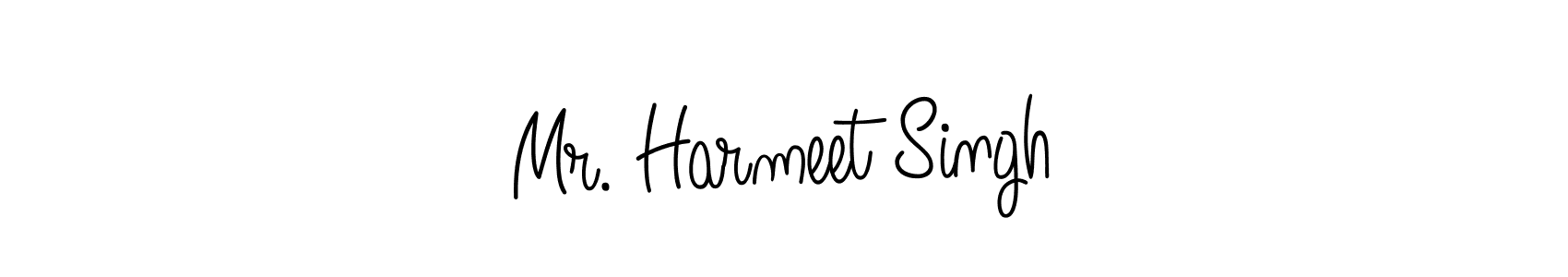 Make a beautiful signature design for name Mr. Harmeet Singh. With this signature (Angelique-Rose-font-FFP) style, you can create a handwritten signature for free. Mr. Harmeet Singh signature style 5 images and pictures png