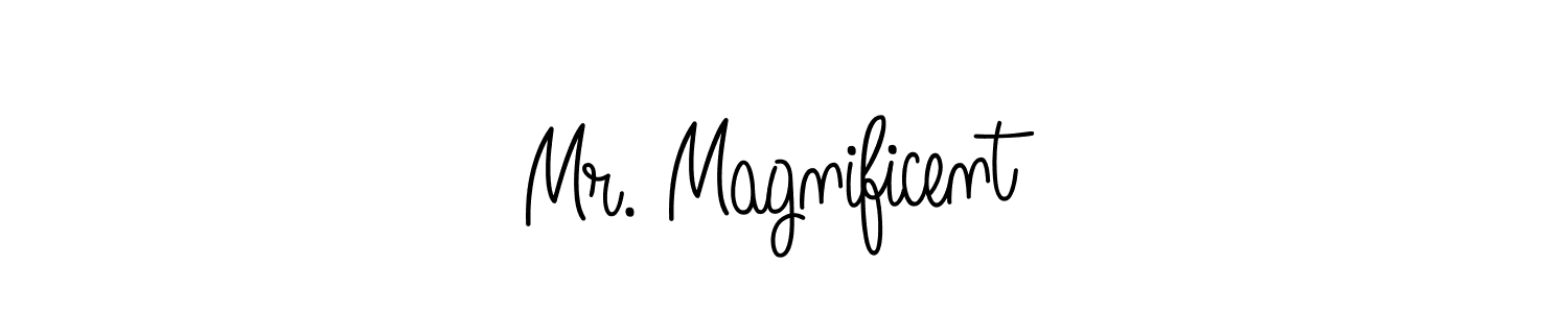 Here are the top 10 professional signature styles for the name Mr. Magnificent. These are the best autograph styles you can use for your name. Mr. Magnificent signature style 5 images and pictures png