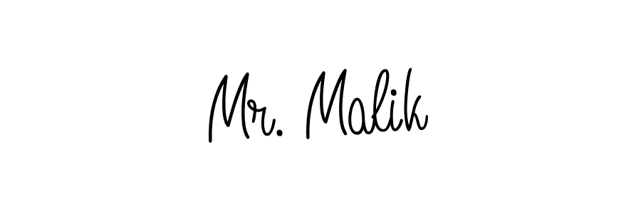 Create a beautiful signature design for name Mr. Malik. With this signature (Angelique-Rose-font-FFP) fonts, you can make a handwritten signature for free. Mr. Malik signature style 5 images and pictures png