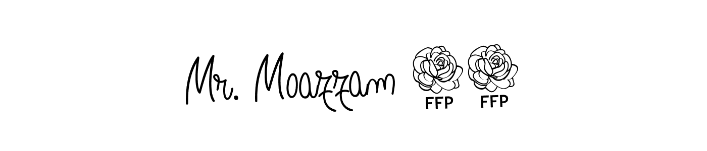 Check out images of Autograph of Mr. Moazzam 07 name. Actor Mr. Moazzam 07 Signature Style. Angelique-Rose-font-FFP is a professional sign style online. Mr. Moazzam 07 signature style 5 images and pictures png