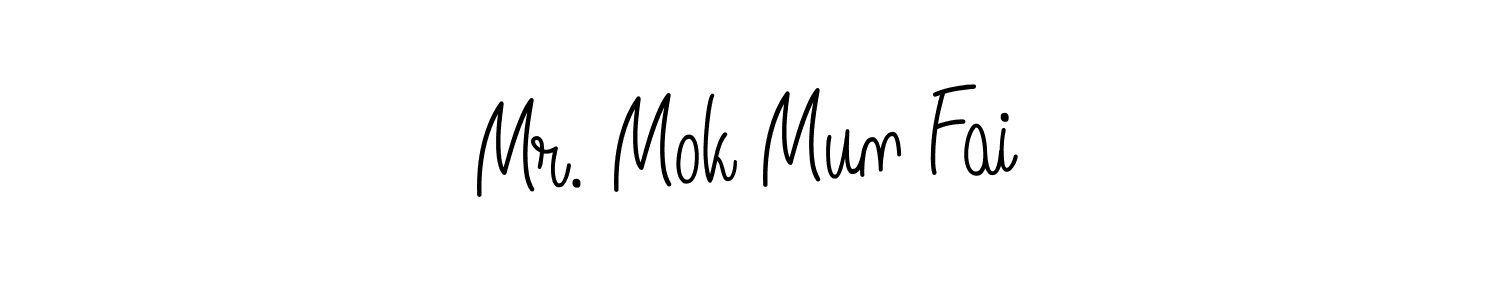 How to Draw Mr. Mok Mun Fai signature style? Angelique-Rose-font-FFP is a latest design signature styles for name Mr. Mok Mun Fai. Mr. Mok Mun Fai signature style 5 images and pictures png