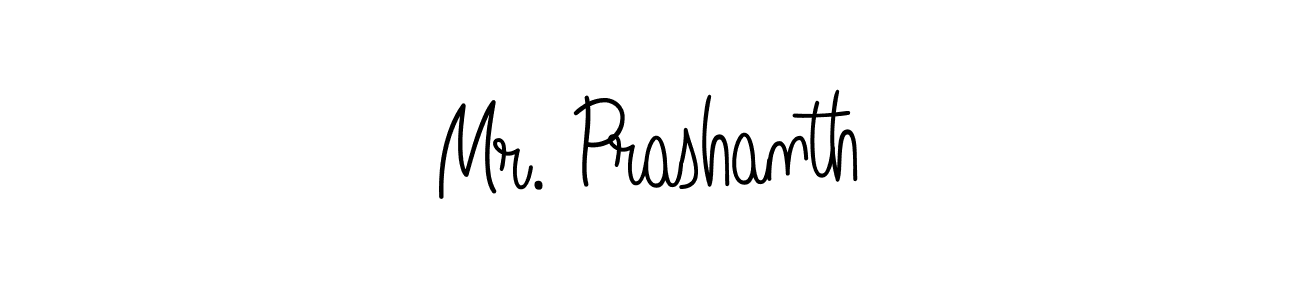 Mr. Prashanth stylish signature style. Best Handwritten Sign (Angelique-Rose-font-FFP) for my name. Handwritten Signature Collection Ideas for my name Mr. Prashanth. Mr. Prashanth signature style 5 images and pictures png