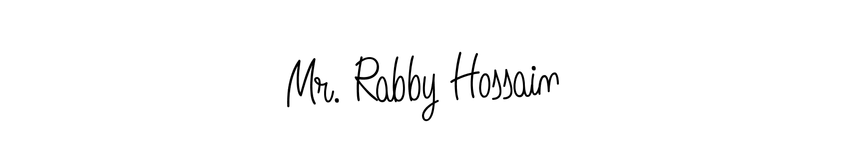 Angelique-Rose-font-FFP is a professional signature style that is perfect for those who want to add a touch of class to their signature. It is also a great choice for those who want to make their signature more unique. Get Mr. Rabby Hossain name to fancy signature for free. Mr. Rabby Hossain signature style 5 images and pictures png