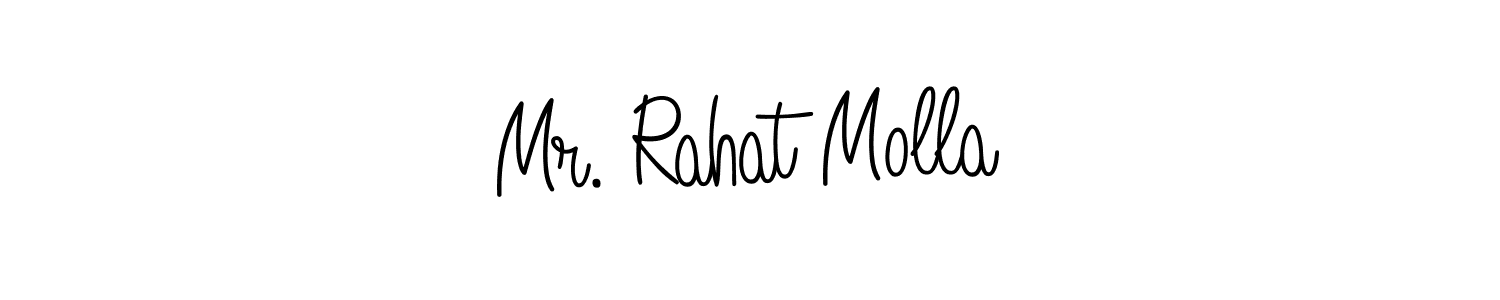 Check out images of Autograph of Mr. Rahat Molla name. Actor Mr. Rahat Molla Signature Style. Angelique-Rose-font-FFP is a professional sign style online. Mr. Rahat Molla signature style 5 images and pictures png