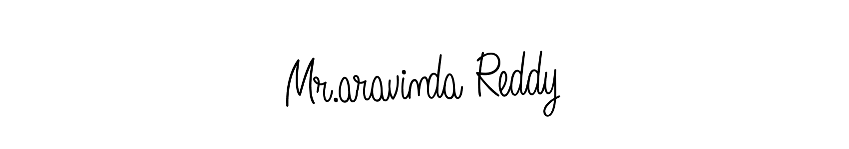 You should practise on your own different ways (Angelique-Rose-font-FFP) to write your name (Mr.aravinda Reddy) in signature. don't let someone else do it for you. Mr.aravinda Reddy signature style 5 images and pictures png