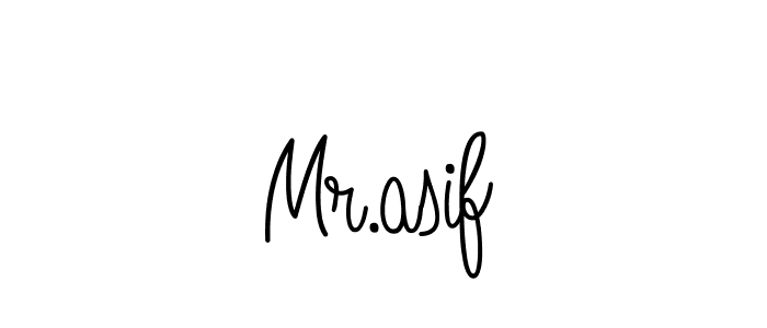 Use a signature maker to create a handwritten signature online. With this signature software, you can design (Angelique-Rose-font-FFP) your own signature for name Mr.asif. Mr.asif signature style 5 images and pictures png