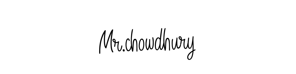 Make a beautiful signature design for name Mr.chowdhury. With this signature (Angelique-Rose-font-FFP) style, you can create a handwritten signature for free. Mr.chowdhury signature style 5 images and pictures png