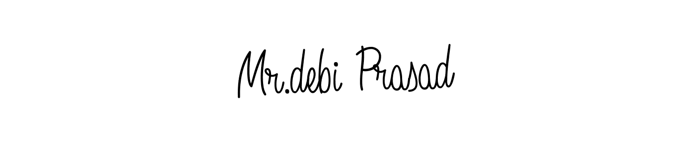 You should practise on your own different ways (Angelique-Rose-font-FFP) to write your name (Mr.debi Prasad) in signature. don't let someone else do it for you. Mr.debi Prasad signature style 5 images and pictures png