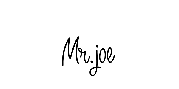 You should practise on your own different ways (Angelique-Rose-font-FFP) to write your name (Mr.joe) in signature. don't let someone else do it for you. Mr.joe signature style 5 images and pictures png