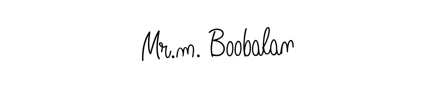 Similarly Angelique-Rose-font-FFP is the best handwritten signature design. Signature creator online .You can use it as an online autograph creator for name Mr.m. Boobalan. Mr.m. Boobalan signature style 5 images and pictures png