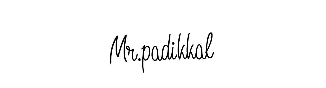 Also we have Mr.padikkal name is the best signature style. Create professional handwritten signature collection using Angelique-Rose-font-FFP autograph style. Mr.padikkal signature style 5 images and pictures png