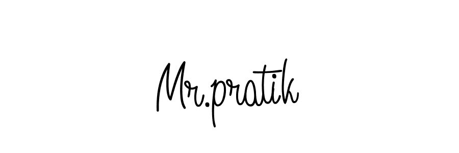 You should practise on your own different ways (Angelique-Rose-font-FFP) to write your name (Mr.pratik) in signature. don't let someone else do it for you. Mr.pratik signature style 5 images and pictures png