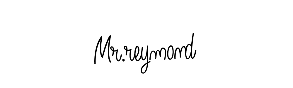 Design your own signature with our free online signature maker. With this signature software, you can create a handwritten (Angelique-Rose-font-FFP) signature for name Mr.reymond. Mr.reymond signature style 5 images and pictures png