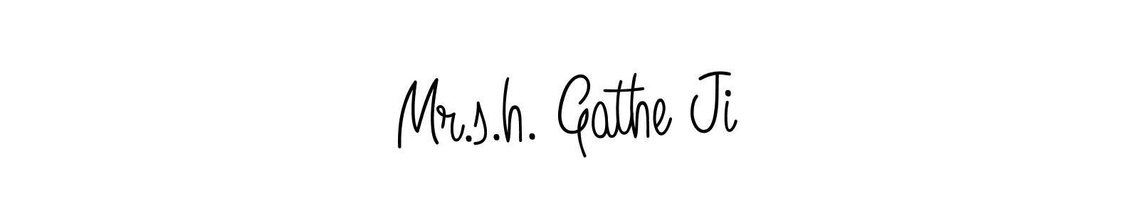 It looks lik you need a new signature style for name Mr.s.h. Gathe Ji. Design unique handwritten (Angelique-Rose-font-FFP) signature with our free signature maker in just a few clicks. Mr.s.h. Gathe Ji signature style 5 images and pictures png