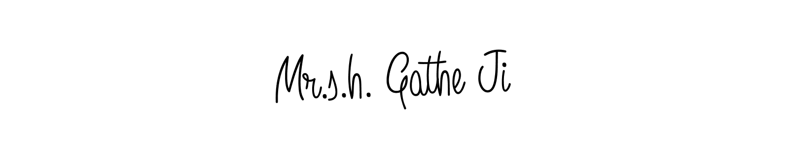 if you are searching for the best signature style for your name Mr.s.h. Gathe Ji. so please give up your signature search. here we have designed multiple signature styles  using Angelique-Rose-font-FFP. Mr.s.h. Gathe Ji signature style 5 images and pictures png