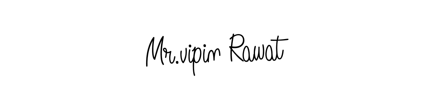 Use a signature maker to create a handwritten signature online. With this signature software, you can design (Angelique-Rose-font-FFP) your own signature for name Mr.vipin Rawat. Mr.vipin Rawat signature style 5 images and pictures png