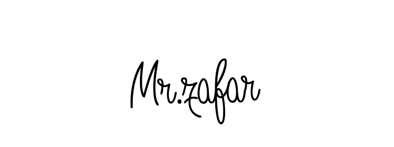 Design your own signature with our free online signature maker. With this signature software, you can create a handwritten (Angelique-Rose-font-FFP) signature for name Mr.zafar. Mr.zafar signature style 5 images and pictures png