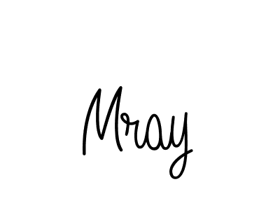 Make a beautiful signature design for name Mray. With this signature (Angelique-Rose-font-FFP) style, you can create a handwritten signature for free. Mray signature style 5 images and pictures png