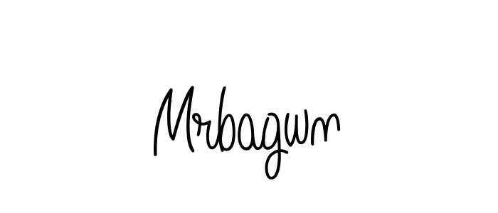 Use a signature maker to create a handwritten signature online. With this signature software, you can design (Angelique-Rose-font-FFP) your own signature for name Mrbagwn. Mrbagwn signature style 5 images and pictures png