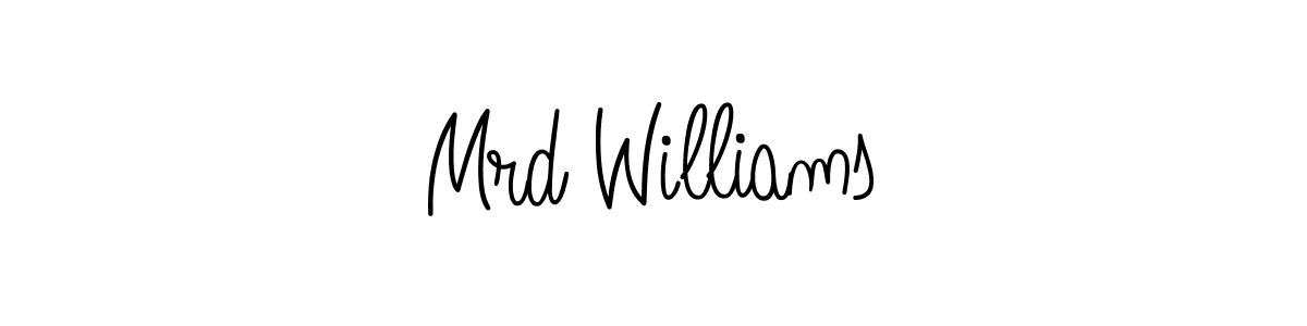 if you are searching for the best signature style for your name Mrd Williams. so please give up your signature search. here we have designed multiple signature styles  using Angelique-Rose-font-FFP. Mrd Williams signature style 5 images and pictures png