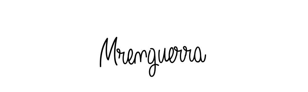 Mrenguerra stylish signature style. Best Handwritten Sign (Angelique-Rose-font-FFP) for my name. Handwritten Signature Collection Ideas for my name Mrenguerra. Mrenguerra signature style 5 images and pictures png